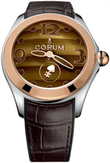 Corum Bubble 395.100.24/0002 OT01 Stainless steel Brown