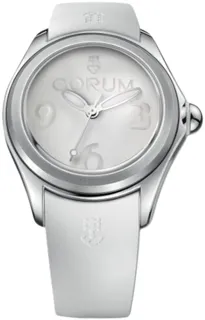 Corum Bubble 082.310.20/0379 WW01 Stainless steel White