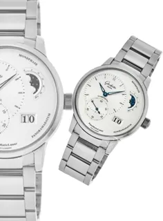 Glashütte PanoMaticLunar 1-90-02-42-32-71 Stainless steel