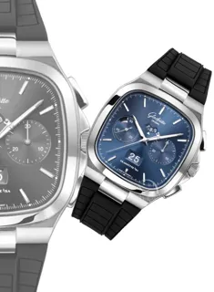 Glashütte Vintage 1-37-02-08-02-63 Stainless steel Blue