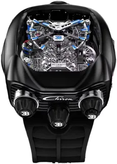 Jacob & Co. BUGATTI CHIRON TOURBILLON BU200.21.AE.AB.A Titanium Skeletonized