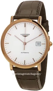 Longines Présence L4.787.8.12.0 Rose gold White