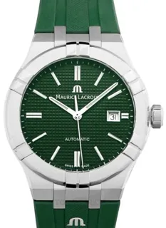 Maurice Lacroix AIKON AI6008-SS000-630-5 Stainless steel Green