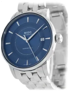 Mido Baroncelli M037.407.11.041.01 Stainless steel blue