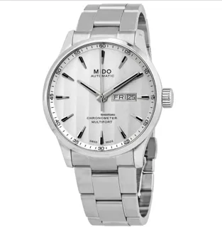 Mido Multifort M038.431.11.031.00 Stainless steel White