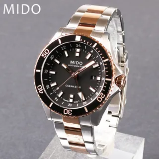 Mido Ocean Star GMT M026.629.22.051.00 44mm Stainless steel Black