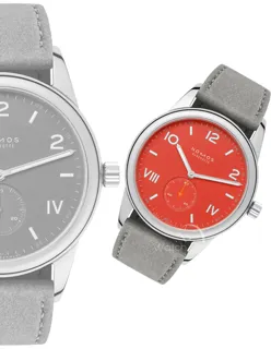 NOMOS Club 726 Stainless steel Red