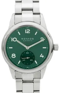 NOMOS Club 745 Stainless steel Green