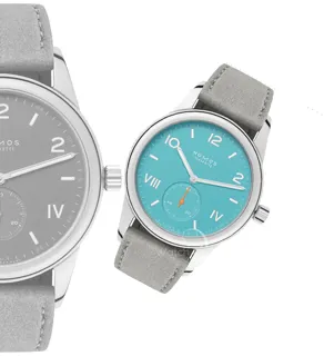 NOMOS Club Campus 717 Stainless steel turquoise