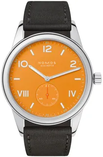 NOMOS Club Campus Stainless steel Orange