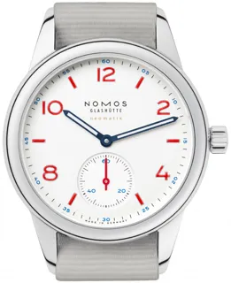 NOMOS Club Neomatik Stainless steel White