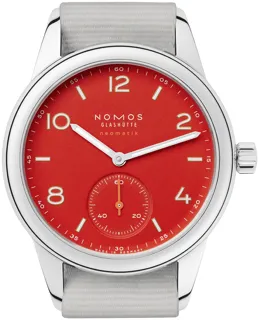 NOMOS Club Neomatik Stainless steel Red