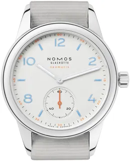 NOMOS Club Neomatik Stainless steel White