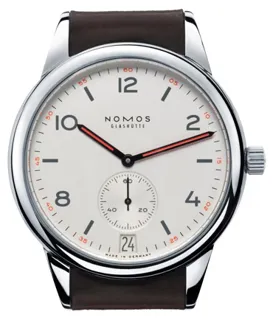 NOMOS Club Stainless steel White