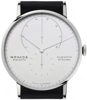 NOMOS Lambda White gold galvanised white