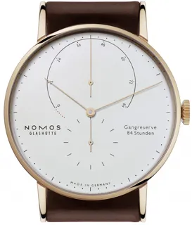 NOMOS Lambda Rose gold galvanised white