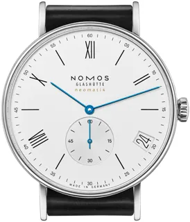 NOMOS Ludwig Neomatik Stainless steel galvanised white