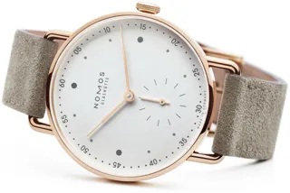 NOMOS Metro Rose gold galvanised white