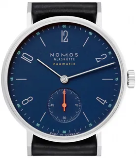 NOMOS Tangente Neomatik Stainless steel Blue