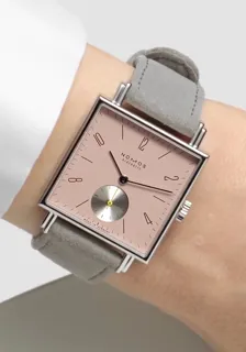 NOMOS Tetra 474 Stainless steel Pink