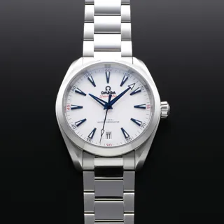 Omega Aqua Terra 522.10.41.21.04.001 Stainless steel White