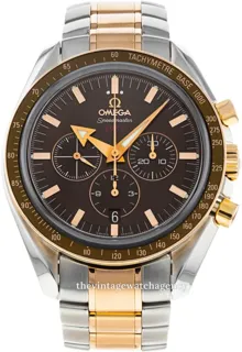 Omega Speedmaster Broad Arrow 321.90.42.50.13.001 Stainless steel and Red gold Brown