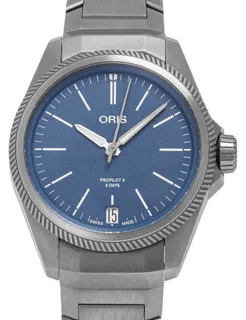 Oris Big Crown ProPilot 01 400 7778 7155-07 7 20 01TLC Titanium Blue