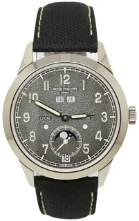 Patek Philippe Annual Calendar Travel Time 5326G 41mm White gold Gray