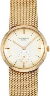 Patek Philippe Calatrava 2581 18k yellow gold Silver