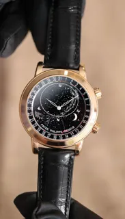 Patek Philippe Celestial 6102R-001 44mm Rose gold Black