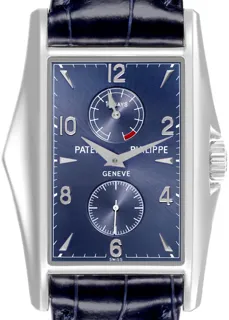 Patek Philippe 10 Day 5100G-001 White gold Blue