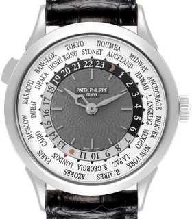 Patek Philippe World Time 5230G-001 White gold Gray