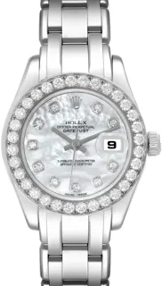 Rolex Pearlmaster 80299 White gold White