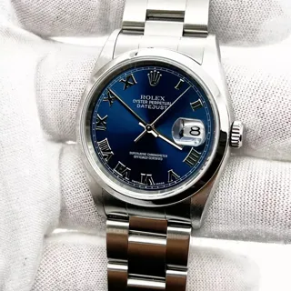 Rolex Datejust 36 16200 Stainless steel Blue