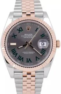 Rolex Datejust 126331-0016 Rose gold and Stainless steel Gray