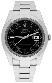 Rolex Datejust II 116300 Stainless steel Black