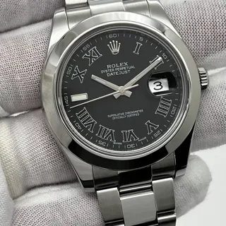 Rolex Datejust II 116300 Stainless steel Black