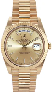 Rolex Day-Date 40 228238-0003 Yellow gold Champagne