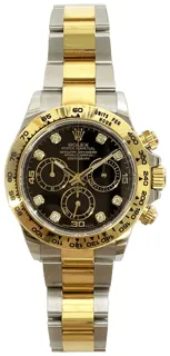 Rolex Daytona 116503-0008 Yellow gold and Stainless steel Black