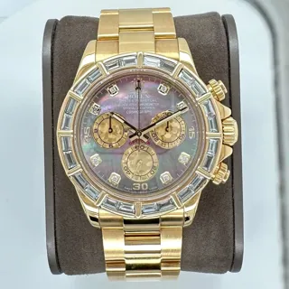 Rolex Daytona 116568 18k yellow gold White