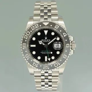 Rolex GMT-Master II 126710GRNR-0003 Stainless steel Black