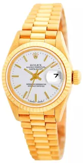 Rolex Lady-Datejust 69178 Yellow gold White