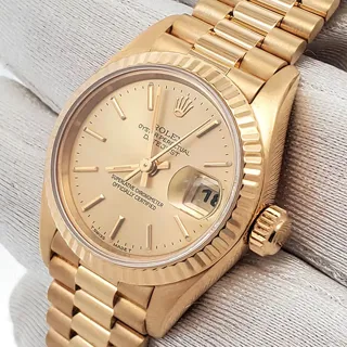 Rolex Lady-Datejust 69178 Yellow gold Champagne