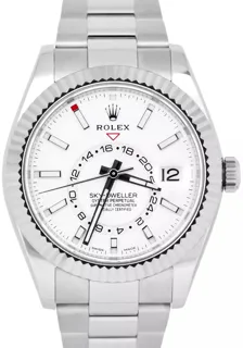 Rolex Sky-Dweller 326934-0001 White gold and Stainless steel White