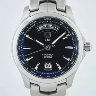 TAG Heuer Link Day-Date WJF2010 42mm Stainless steel Black