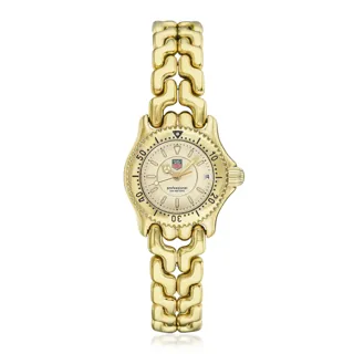 TAG Heuer S/el WG 1430-0 Gold-plated White