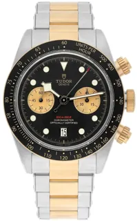 Tudor Black Bay Chrono S&G Yellow gold and Stainless steel Black