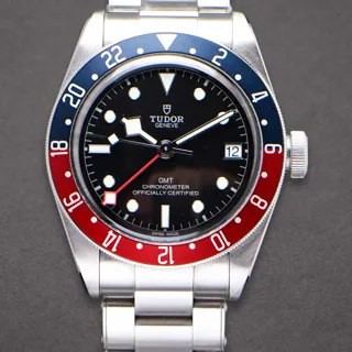 Tudor Heritage Black Bay GMT Stainless steel Black