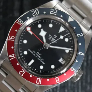 Tudor Heritage Black Bay GMT Stainless steel Black