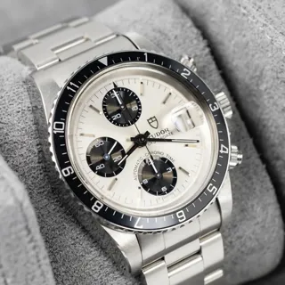 Tudor Oysterdate Big Block 79170 Stainless steel White